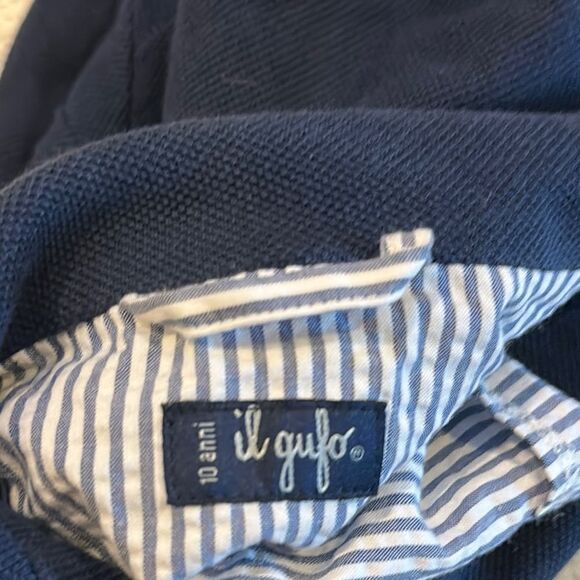 Il Gufo Boys Navy Blue Cotton Blazer - Multiple Sizes - Picture 7 of 7
